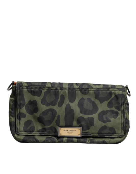 Dolce & Gabbana groene nylon crossbody messengertas
