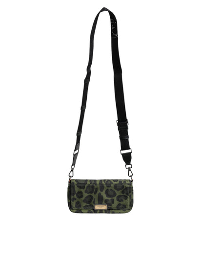 Dolce & Gabbana groene nylon crossbody messengertas