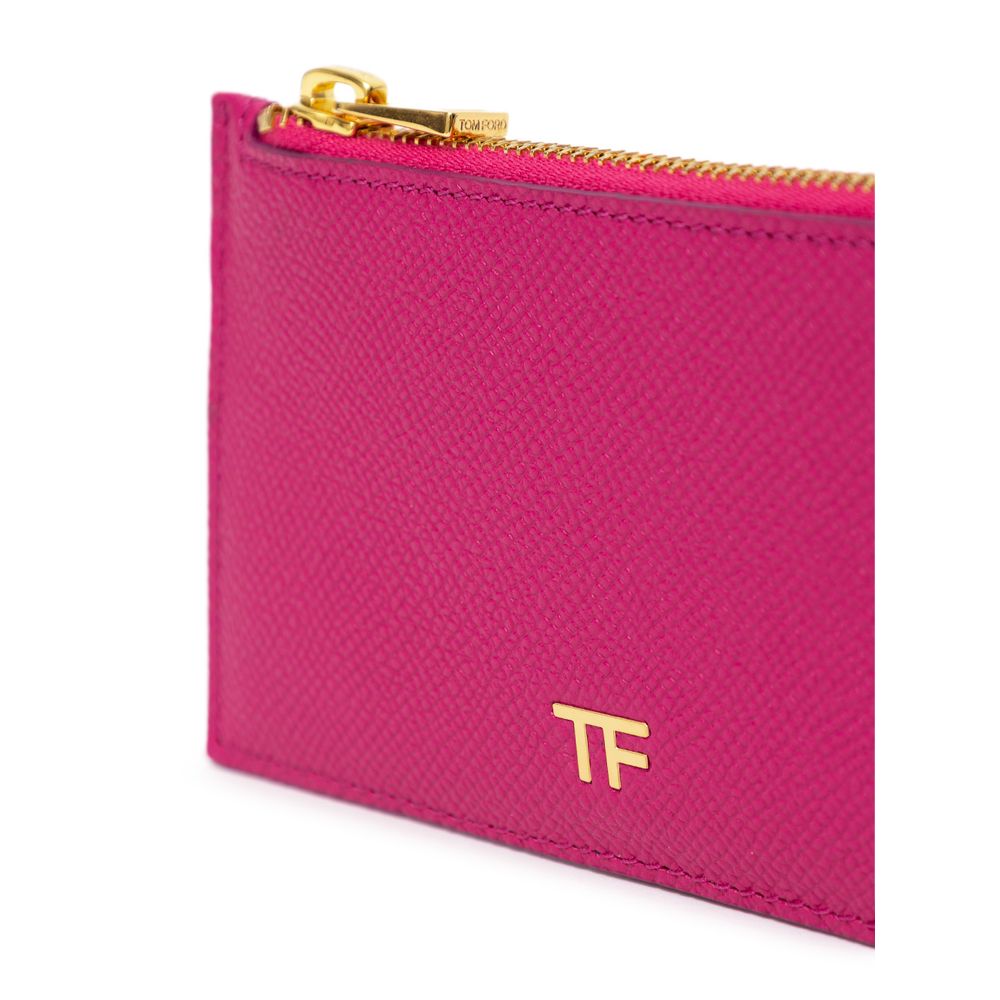 Tom Ford fuchsia leren portemonnee - MARANOS