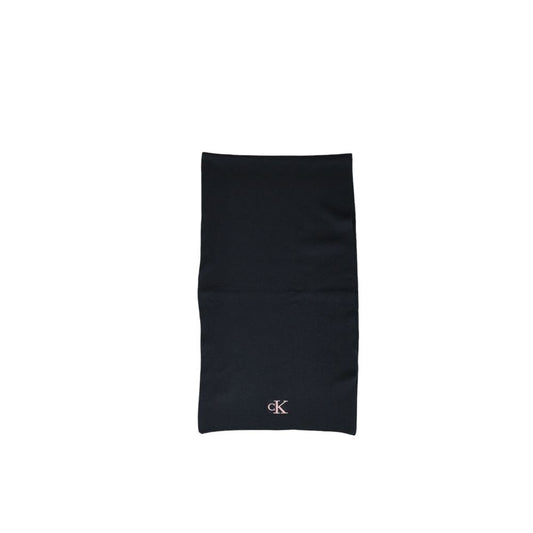 Calvin Klein Black Recycled Polyester Scarf - MARANOS