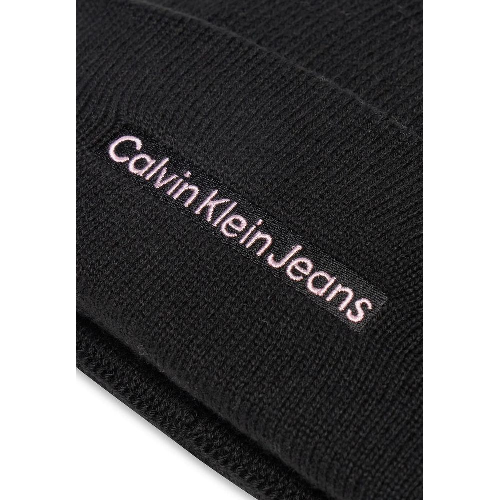 Calvin Klein Black Cotton Hat - MARANOS