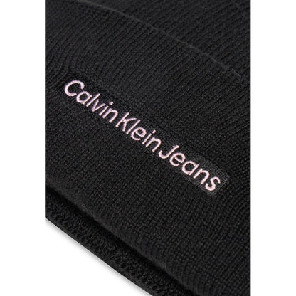 Calvin Klein Black Cotton Hat - MARANOS