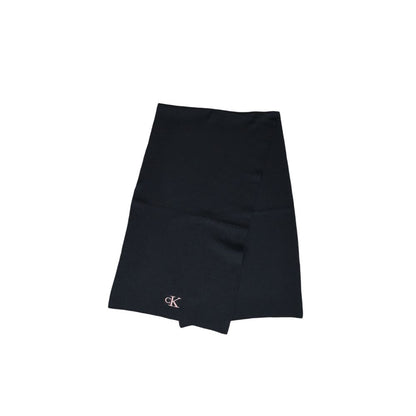Calvin Klein Black Recycled Polyester Scarf - MARANOS