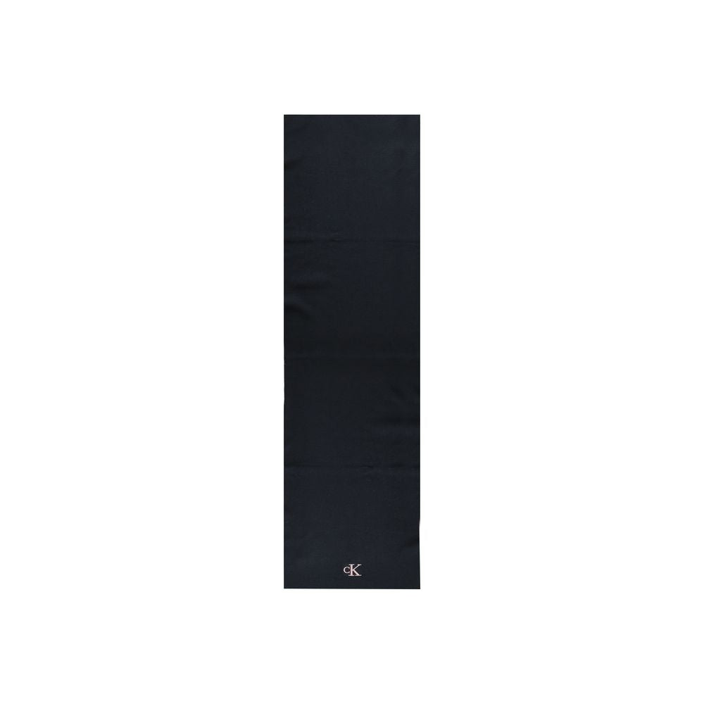 Calvin Klein Black Recycled Polyester Scarf - MARANOS
