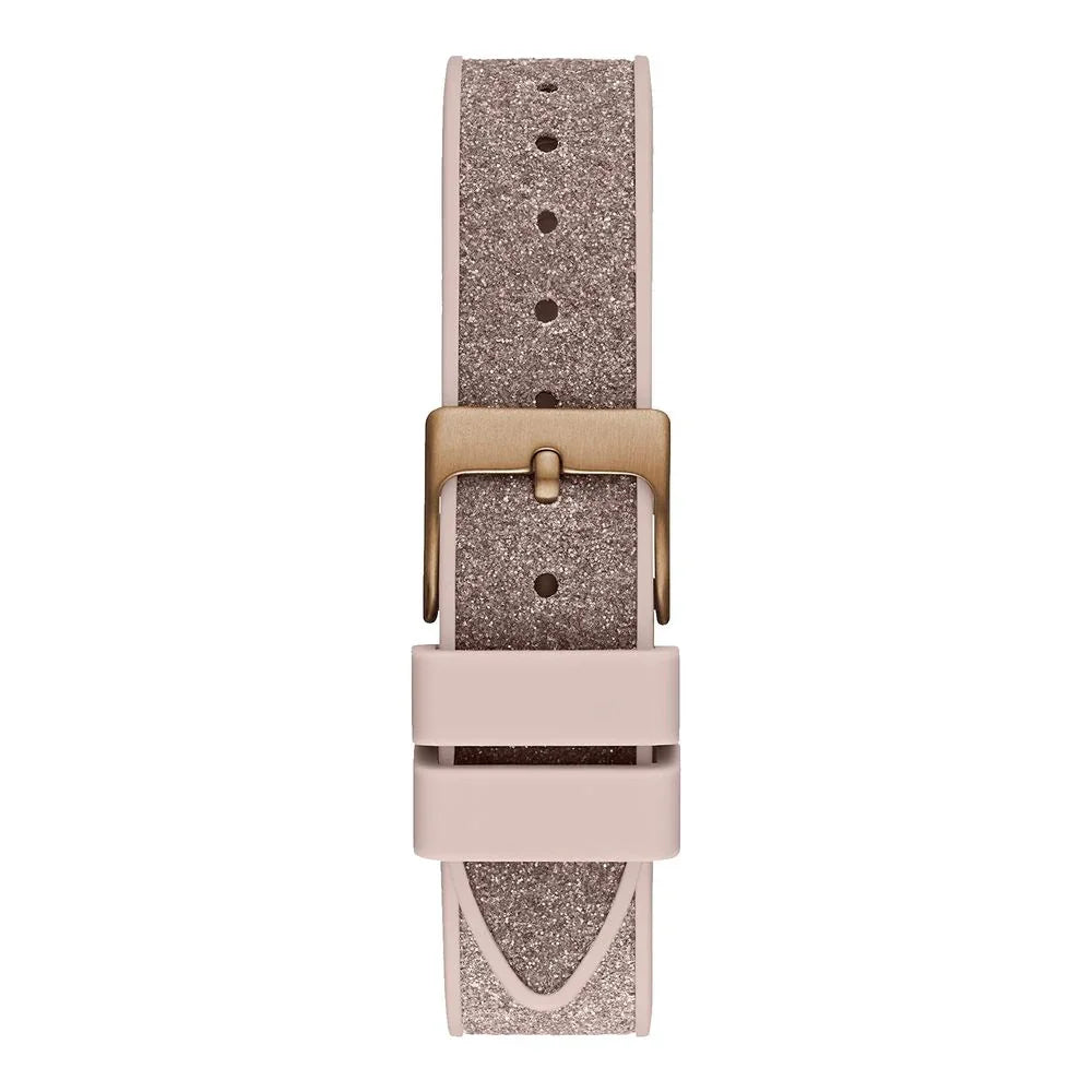Guess horloge met roze siliconen band - MARANOS
