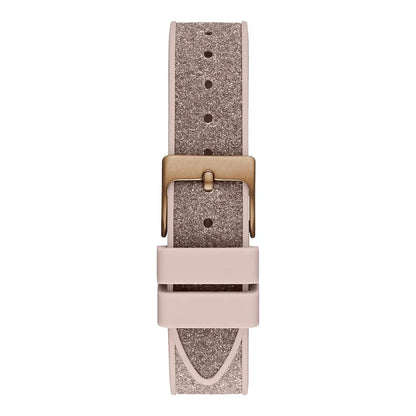 Guess horloge met roze siliconen band - MARANOS