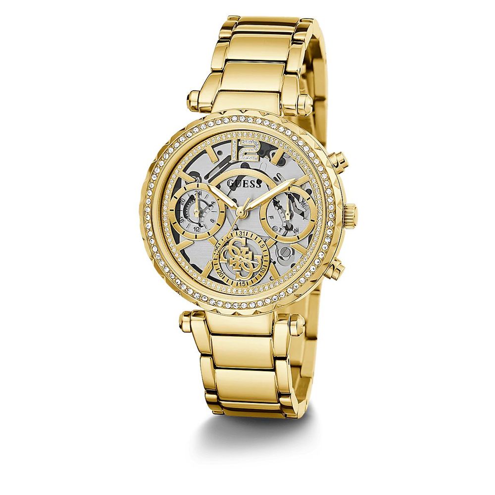 Guess horloge in goud roestvrij staal