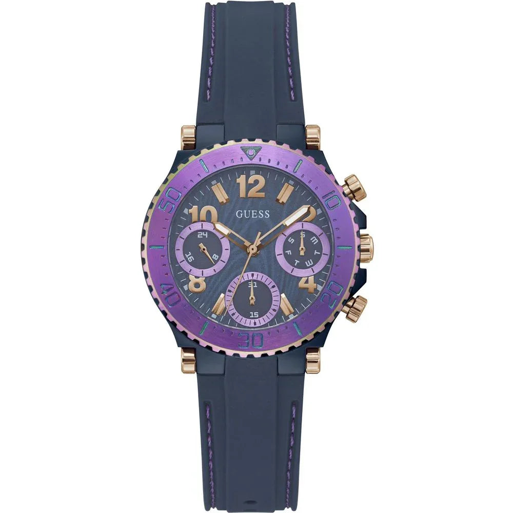 Guess horloge met blauwe siliconen band - MARANOS