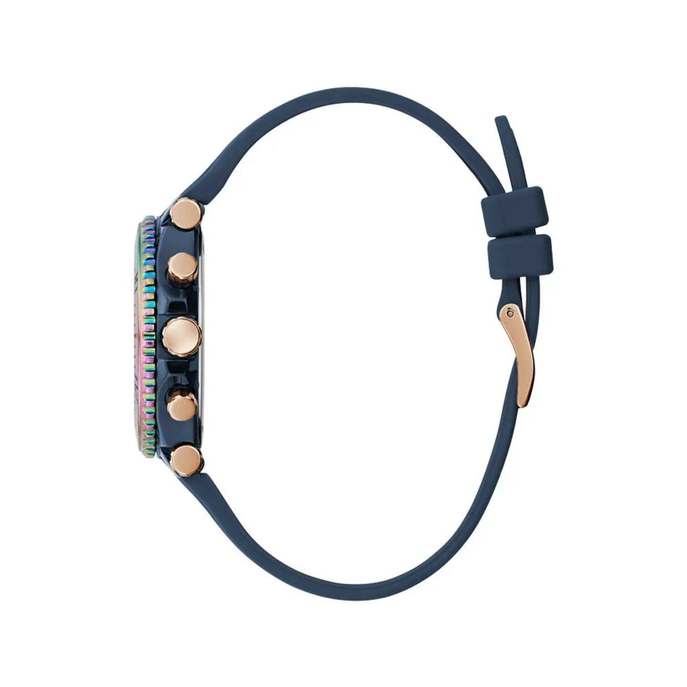 Guess horloge met blauwe siliconen band - MARANOS