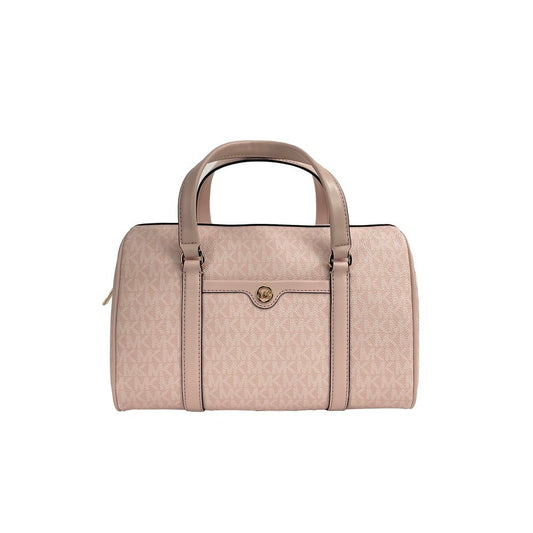Michael Kors Pink PVC And Smooth Leather Shoulder Bag