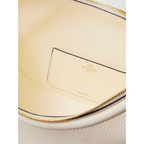Valentino Garavani Ivory Leren kleine Hobo Vlogo Schoudertas - MARANOS