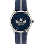 Adidas blauw horloge met stoffen band - Maranos