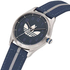 Adidas blauw horloge met stoffen band - Maranos