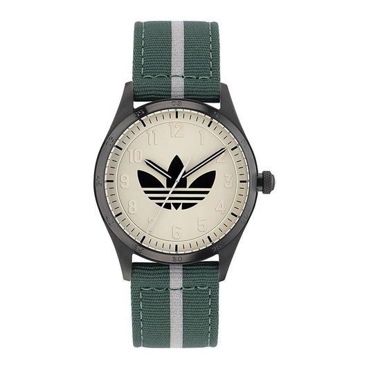 Adidas Green Fabric Watch Adidas