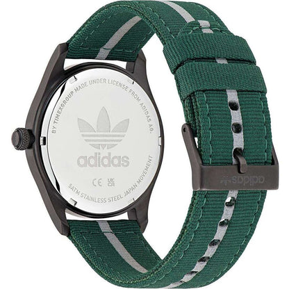 Adidas Green Fabric Watch Adidas