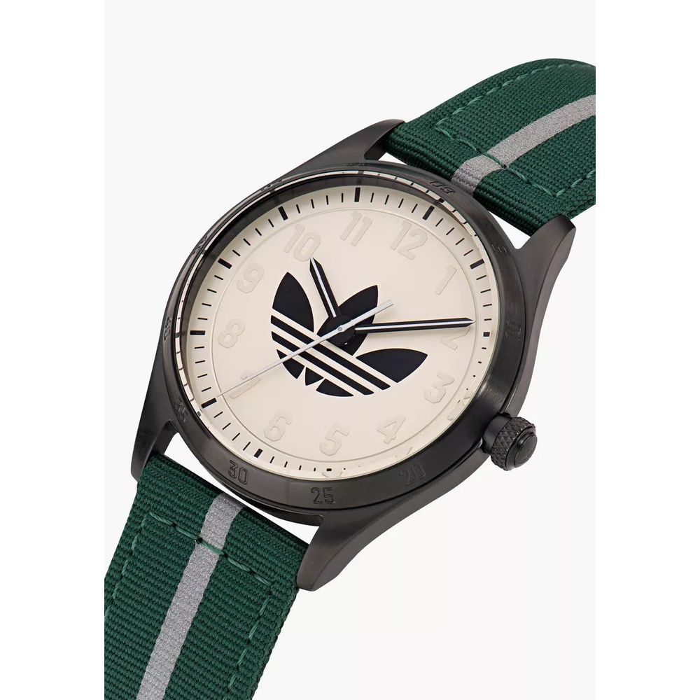 Adidas Green Fabric Watch Adidas