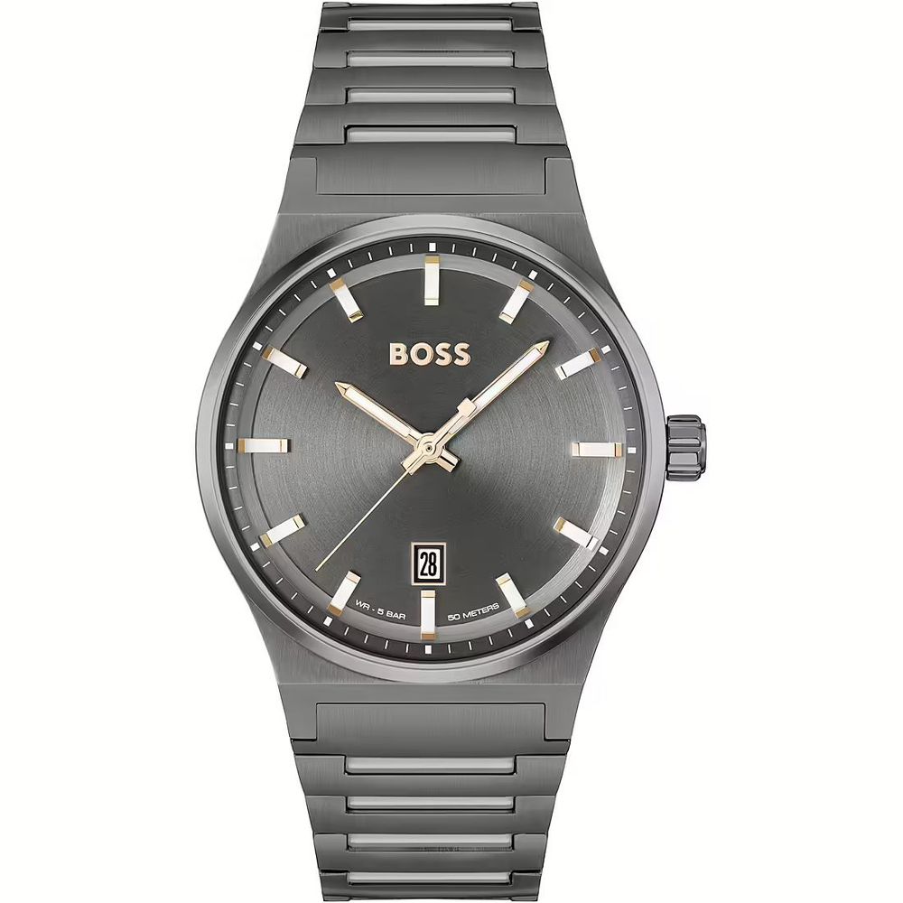 Hugo Boss Grijze Roestvrij staal Horloge Hugo Boss