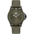 Adidas groen horloge met stoffen band
