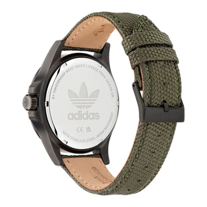 Adidas Green Fabric Watch Adidas