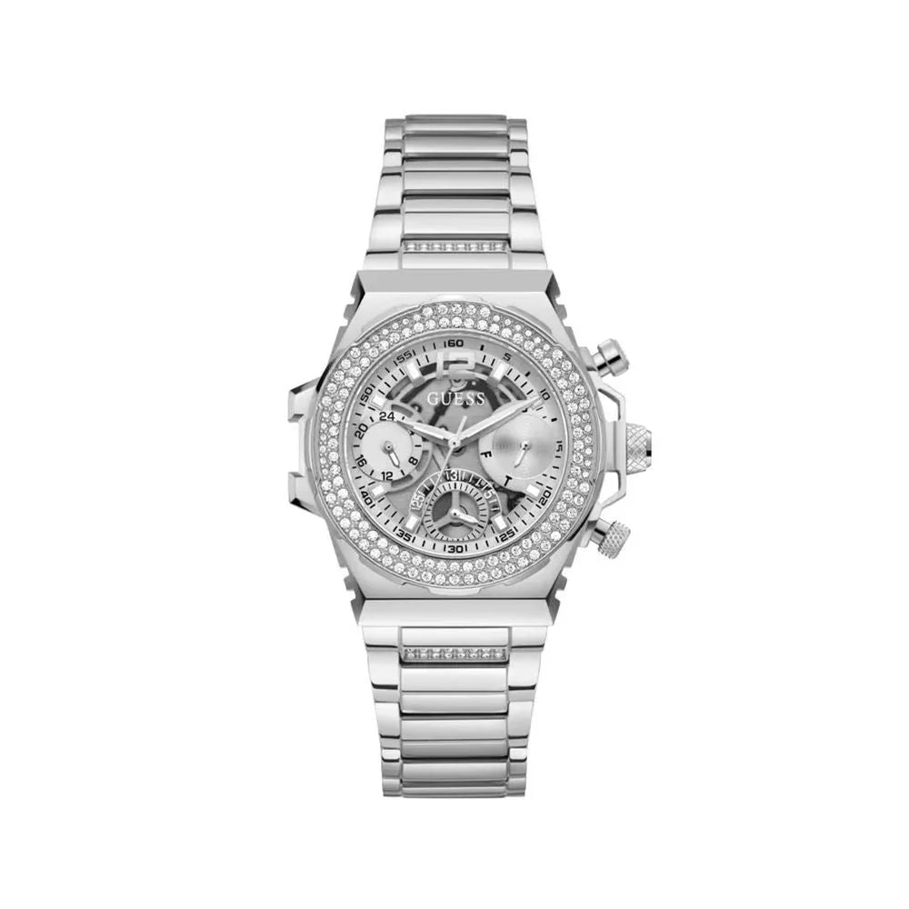 Guess horloge in grijs roestvrij staal - MARANOS