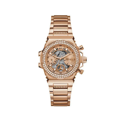 Guess horloge in roze roestvrij staal - MARANOS
