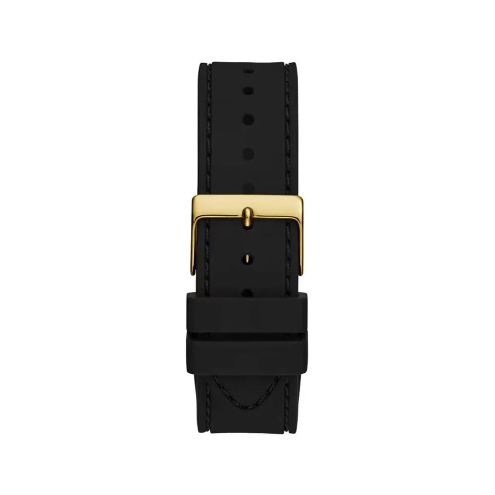 Guess horloge met zwarte siliconen band - MARANOS
