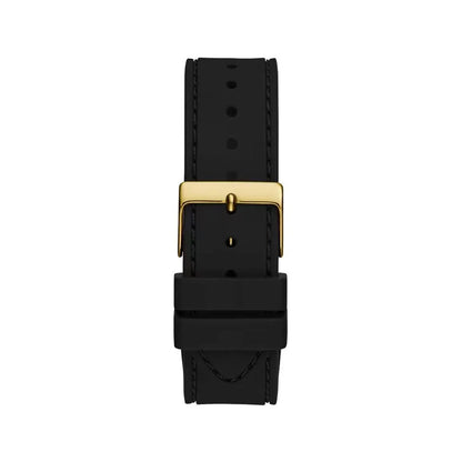Guess horloge met zwarte siliconen band - MARANOS