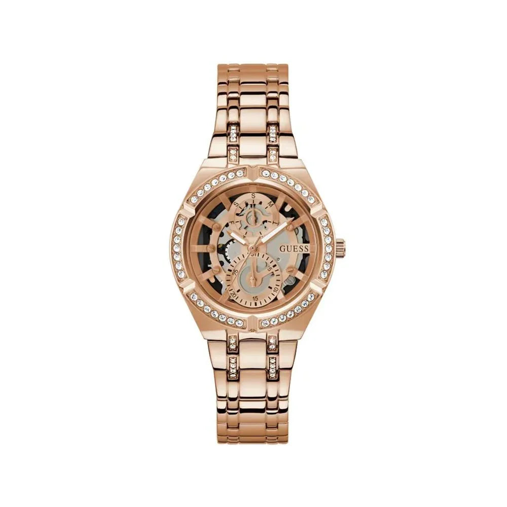 Guess horloge in roze roestvrij staal - MARANOS