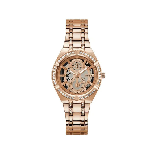 Guess horloge in roze roestvrij staal - MARANOS