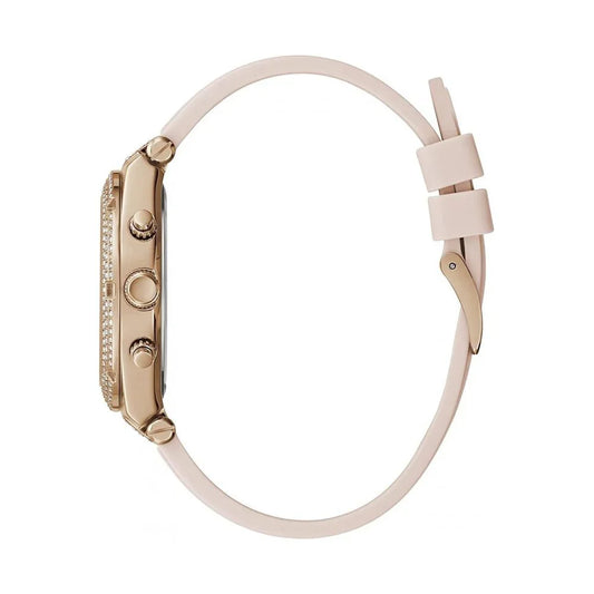 Guess horloge met roze siliconen band - MARANOS