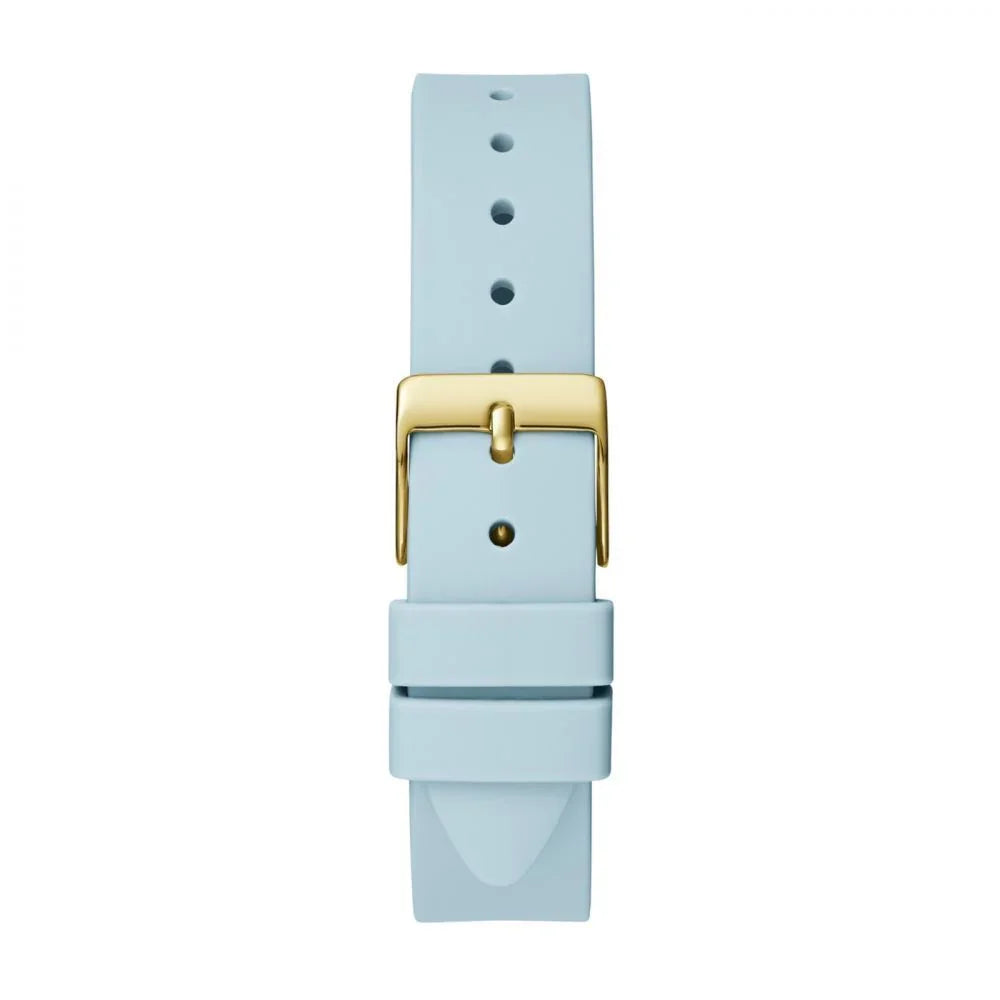 Guess horloge met blauwe siliconen band - MARANOS