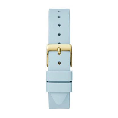 Guess horloge met blauwe siliconen band - MARANOS