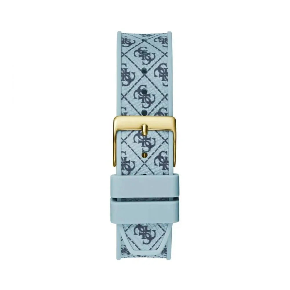 Guess horloge met blauwe siliconen band - MARANOS