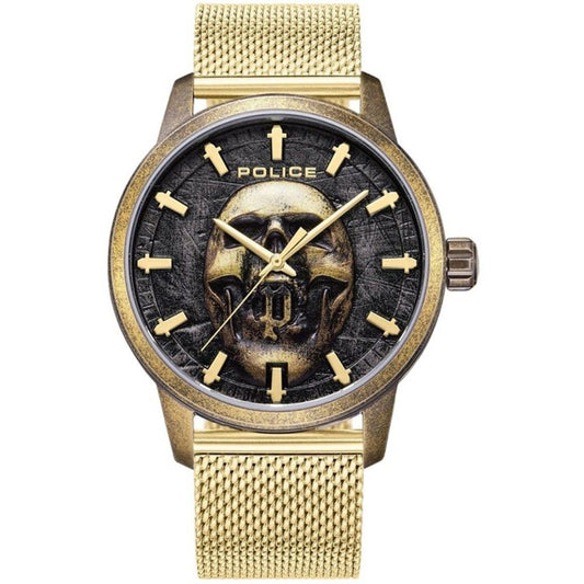 Police Goud Roestvrij staal Horloge