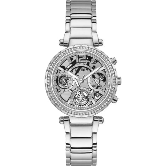 Guess horloge in grijs roestvrij staal - MARANOS