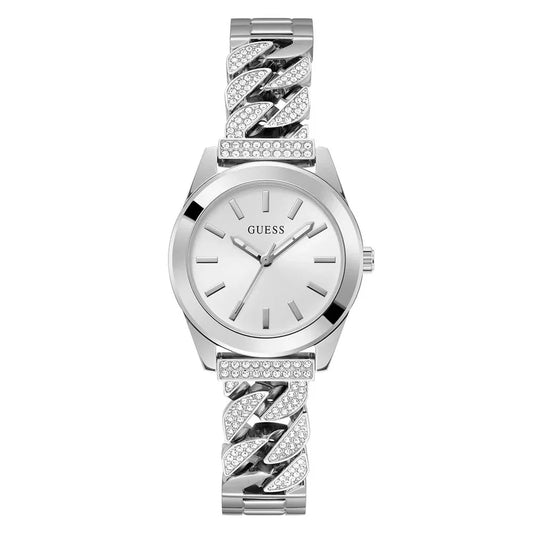 Guess horloge in grijs roestvrij staal - MARANOS