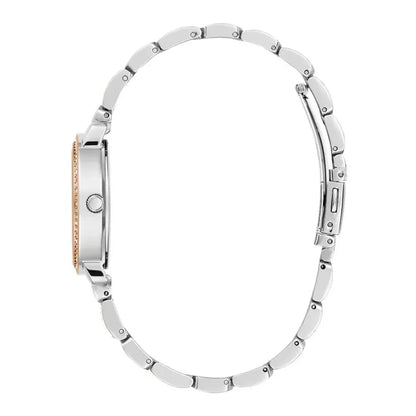 Guess horloge met roze stalen band - MARANOS