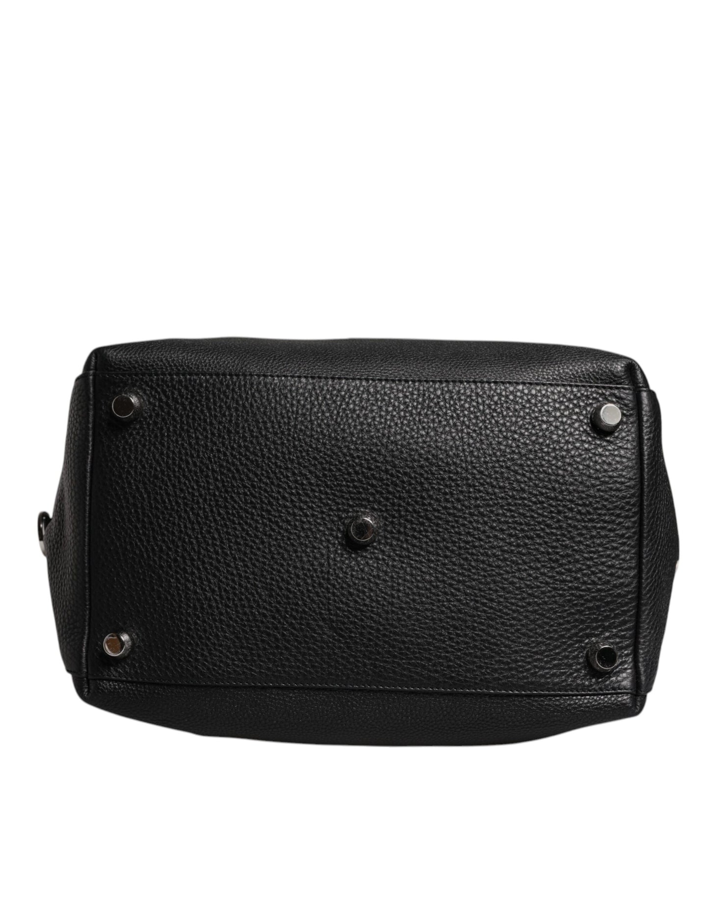Dolce & Gabbana Zwart Leren Hand Schouder Duffle Tas