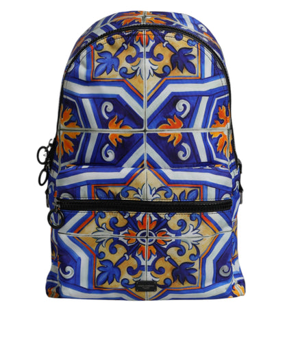 Dolce & Gabbana rugzak met Majolica-print in multicolor