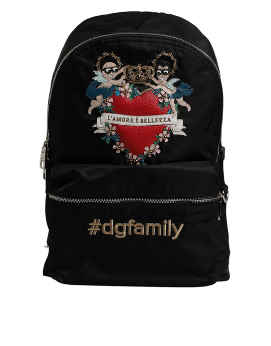 Dolce & Gabbana zwarte nylon rugzak