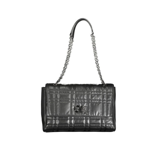 Calvin Klein Black Polyester Women Handbag - MARANOS