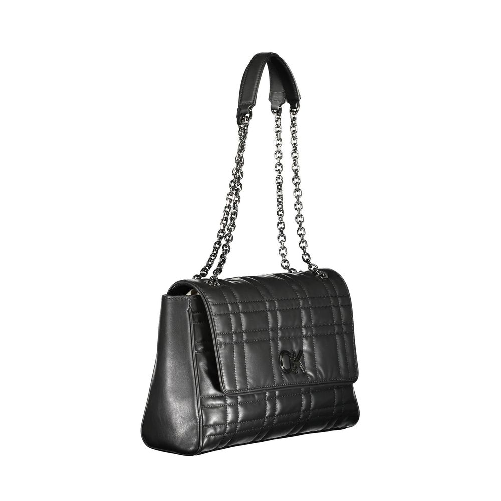 Calvin Klein Black Polyester Women Handbag - MARANOS