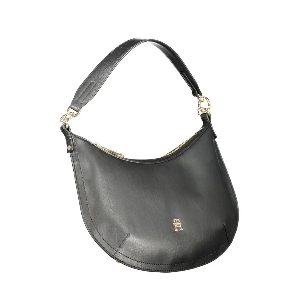 Tommy Hilfiger Zwarte Polyethyleen Handtas - MARANOS