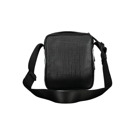 Calvin Klein Zwarte Polyester Heren Schoudertas met Contrasterende Details - MARANOS