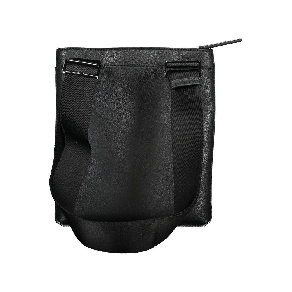 Calvin Klein Zwarte Polyester Heren Schoudertas met Contrasterende Details - MARANOS