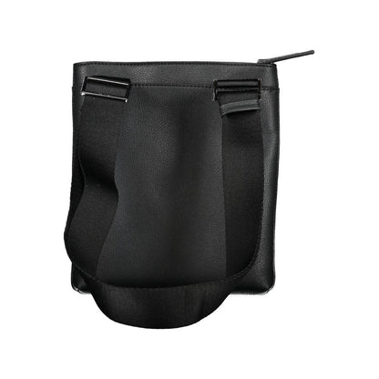 Calvin Klein Zwarte Polyester Heren Schoudertas met Contrasterende Details - MARANOS