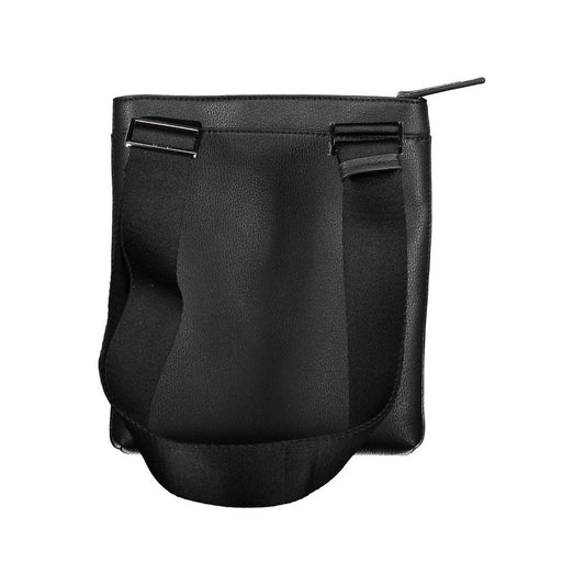 Calvin Klein Zwarte Polyester Heren Schoudertas met Contrasterende Details - MARANOS