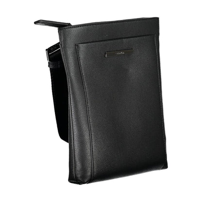 Calvin Klein Zwarte Polyester Heren Schoudertas met Contrasterende Details - MARANOS