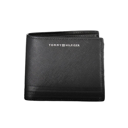 Tommy Hilfiger zwarte leren herenportemonnee - MARANOS