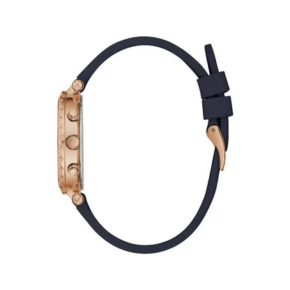 Guess horloge met blauwe siliconen band - MARANOS